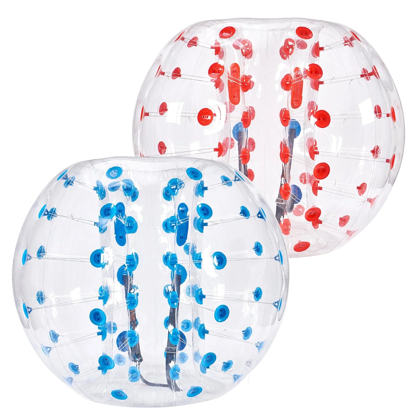 VEVOR Inflatable Bumper Balls 2-Pack, 5FT/1.5M Body Sumo Zorb Balls for Teen & Adult, 0.8Mm Thick PVC Human Hamster Bubble Balls for Outdoor Team Gaming Play, Bumper Bopper Toys for Garden, Yard, Park